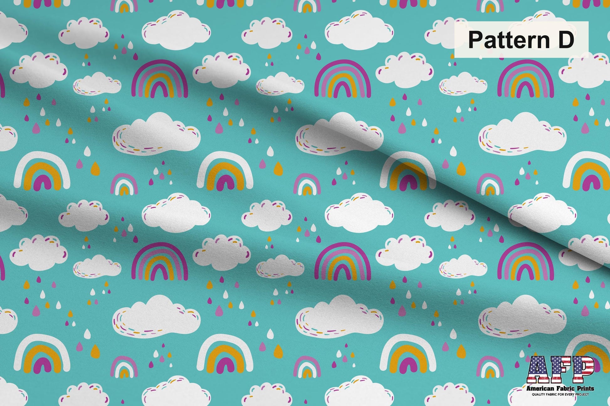 Whimsical Unicorn Fabric Bundles. Choose Your Patterns. Pattern D. Shop now at American Fabric Prints.