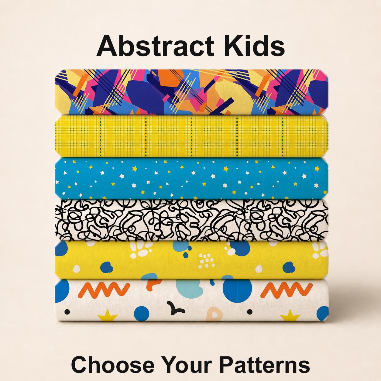 Abstract Kids Fabric Bundle Set - Shop now at American Fabric Prints
