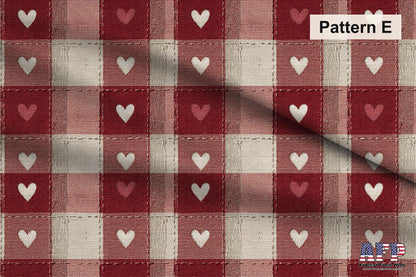 Rustic Farmhouse Valentines Fabric Bundle Set - Shop now at American Fabric Prints