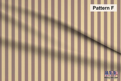 Stripes Set 1 Fabric Set. Choose Your Patterns. Pattern F Shown. Shop now at American Fabric Prints.