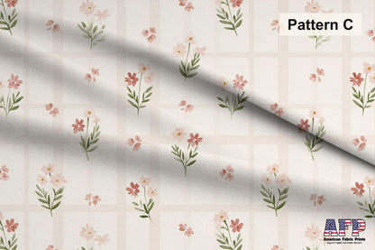 Pastel Floral Fabric Collection. Shop now at American Fabric Prints.