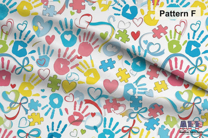 Autism Bundle 2 Fabric Bundle Set - Shop now at American Fabric Prints