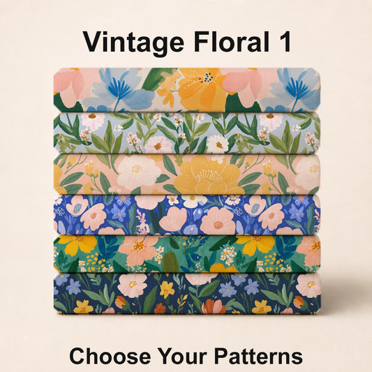Vintage Floral 1 Fabric Bundle Set - Shop now at American Fabric Prints