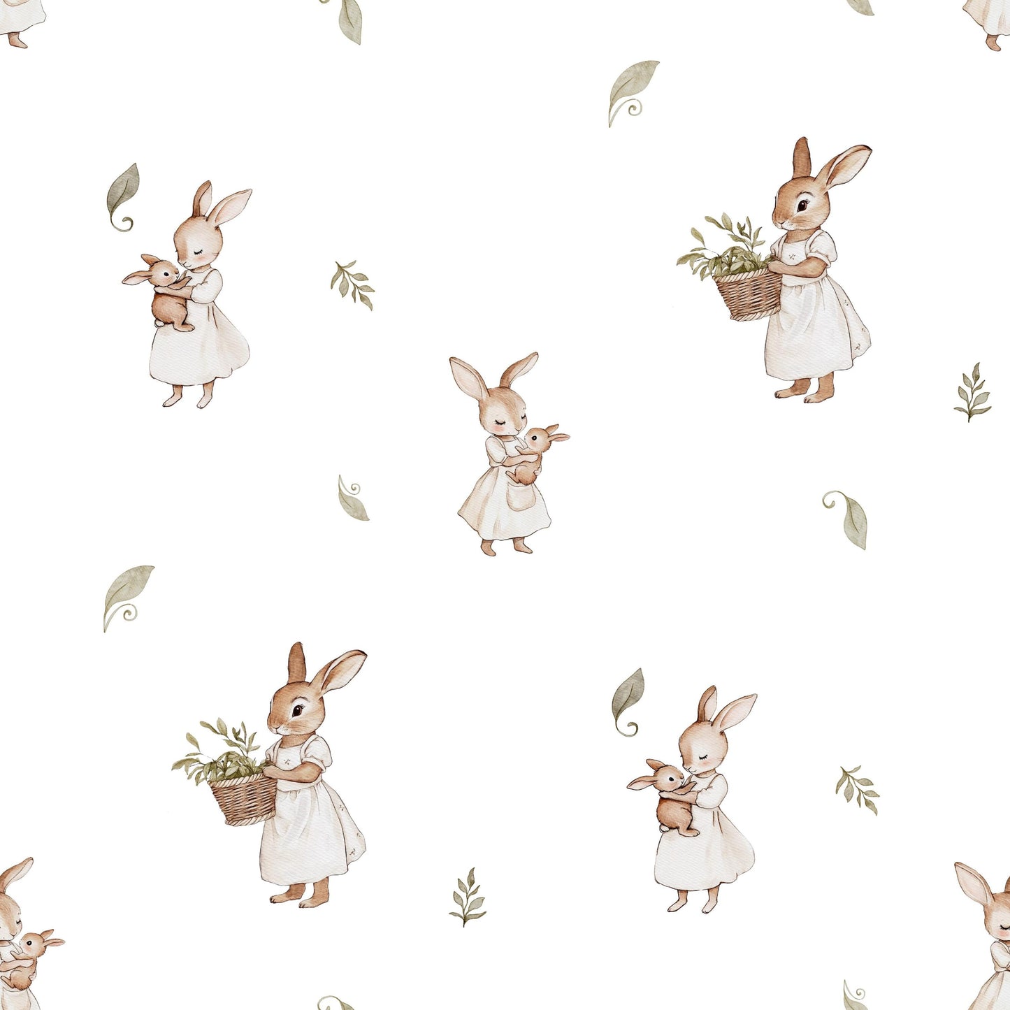 Bunny Hugs Fabric - Shop now at American Fabric Prints
