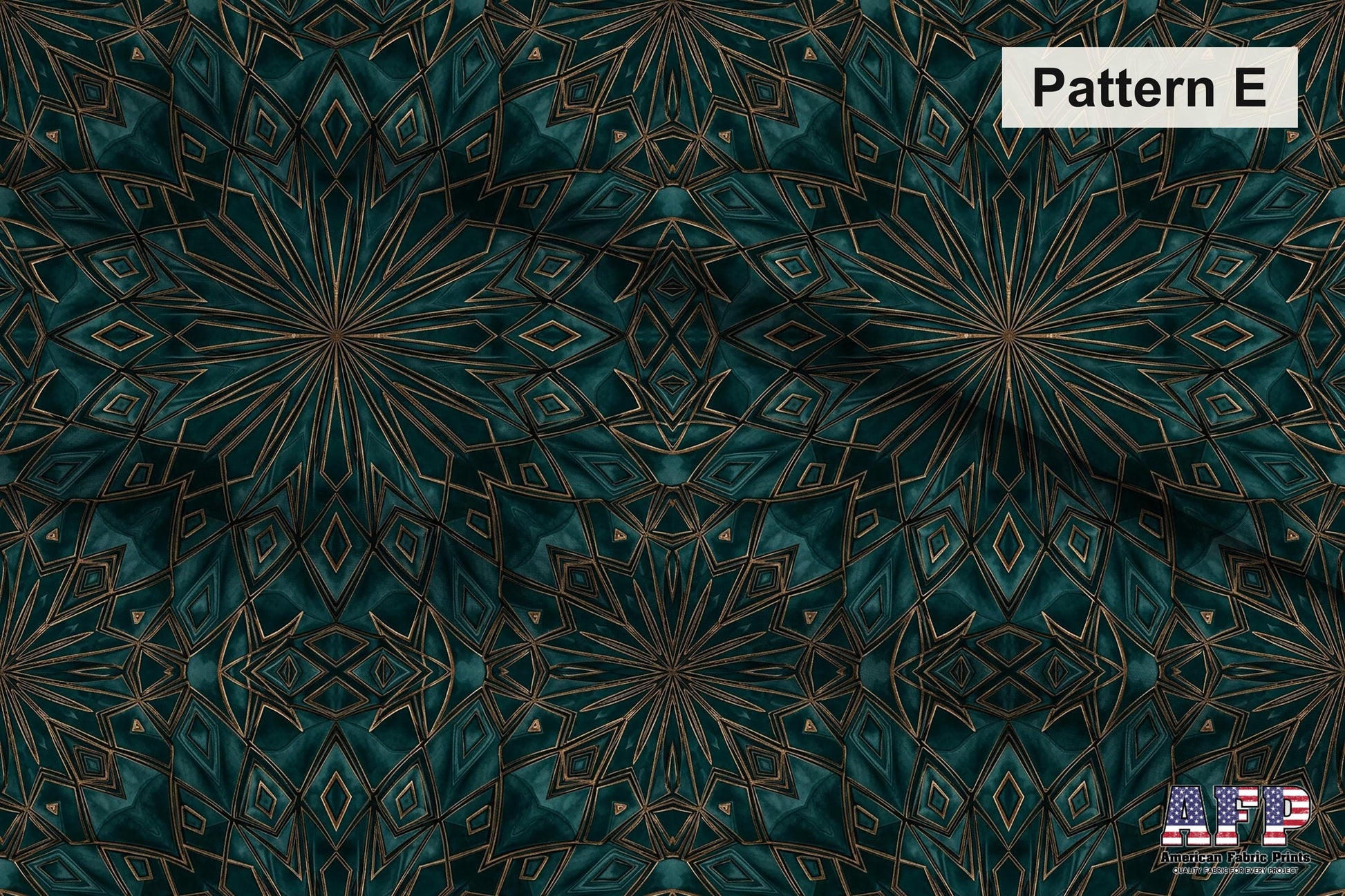 Arabesque Teals 3 Fabric Bundle Set - Shop now at American Fabric Prints