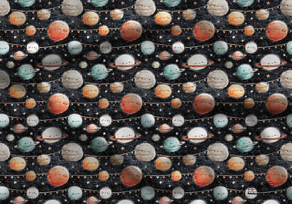 Space Doodles Fabric - Shop now at American Fabric Prints