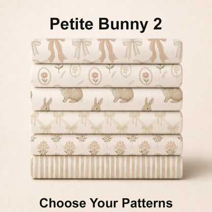 Petite Bunny 2 Fabric Bundle Set - Shop now at American Fabric Prints