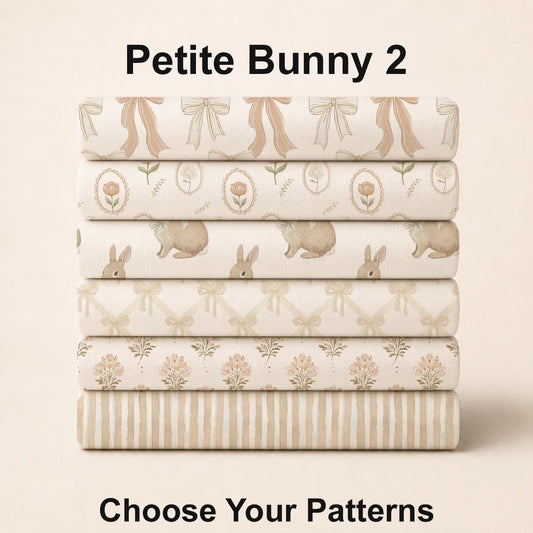 Petite Bunny 2 Fabric Bundle Set - Shop now at American Fabric Prints