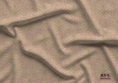 Blush Damask Acanthus Leaf Fabric - Shop now at American Fabric Prints