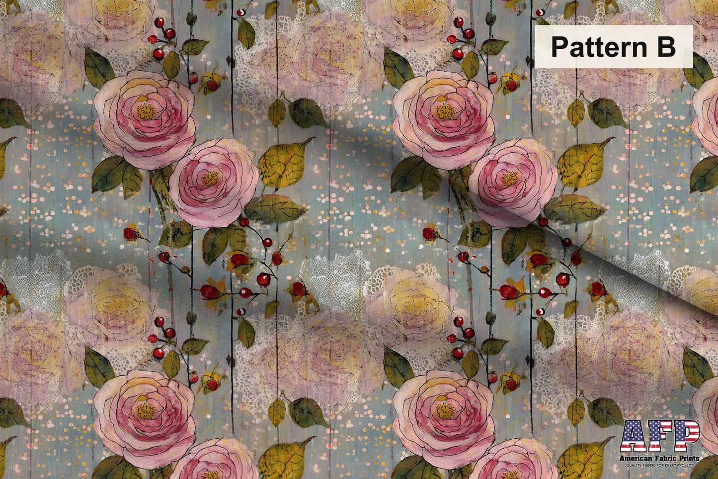 Cottage Shabby Floral Fabric Bundle Set - Shop now at American Fabric Prints