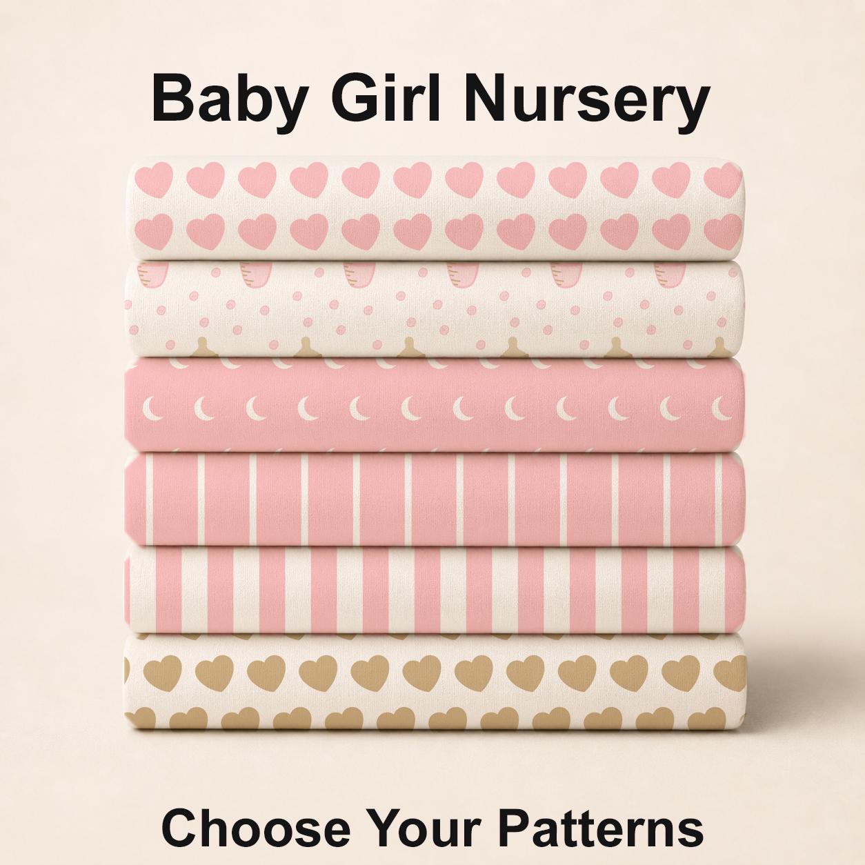 Baby Girl Nursery Fabric. Choose Your Patterns. Shop now at American Fabric Prints.