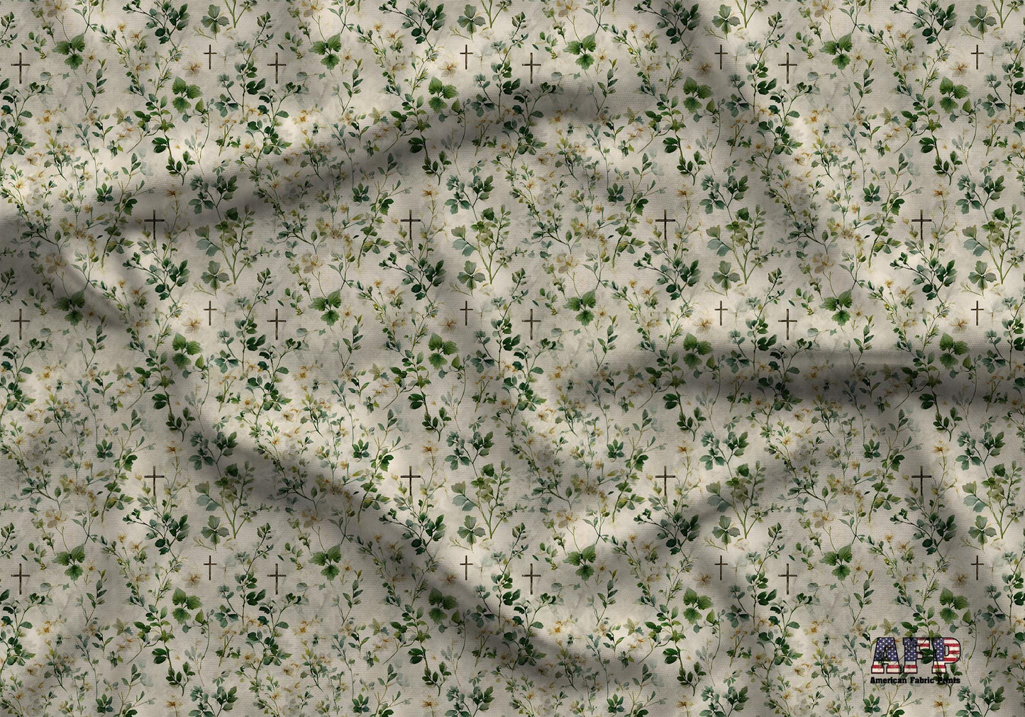 Faith Floral Fabric - Shop now at American Fabric Prints