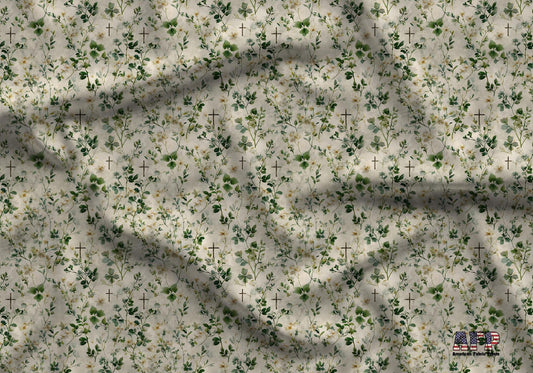 Faith Floral Fabric - Shop now at American Fabric Prints