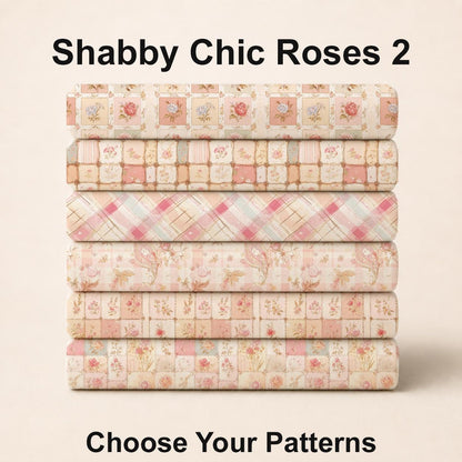 Shabby Chic Roses 2 Fabric Bundle Set - Shop now at American Fabric Prints