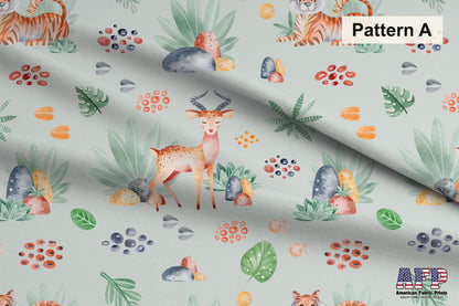 Safari Animals 2 Fabric Set. Shop now at American Fabric Prints.