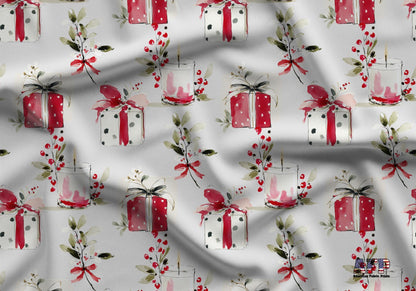 Christmas Candle Fabric - Shop now at American Fabric Prints