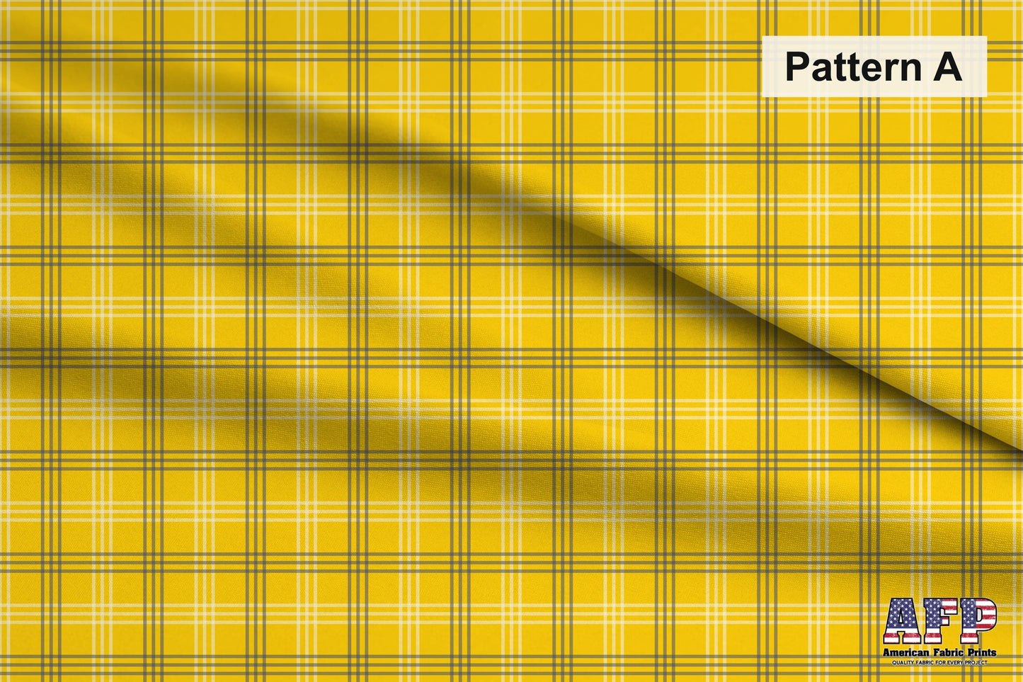 Lemon Plaid 3 Fabric Bundle Set - Shop now at American Fabric Prints