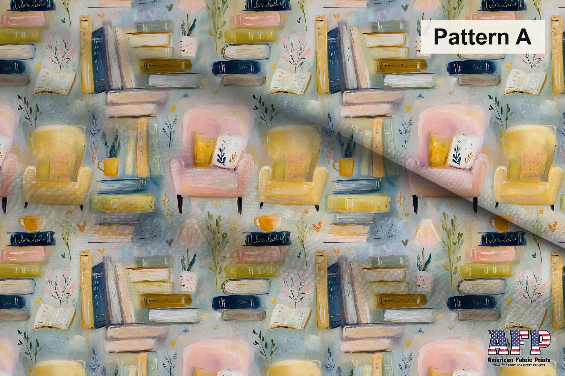Spring Floral Books Fabric Bundle Set - Shop now at American Fabric Prints