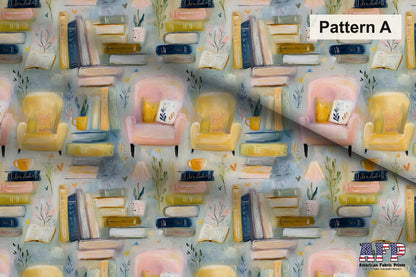 Spring Floral Books Fabric Bundle Set - Shop now at American Fabric Prints