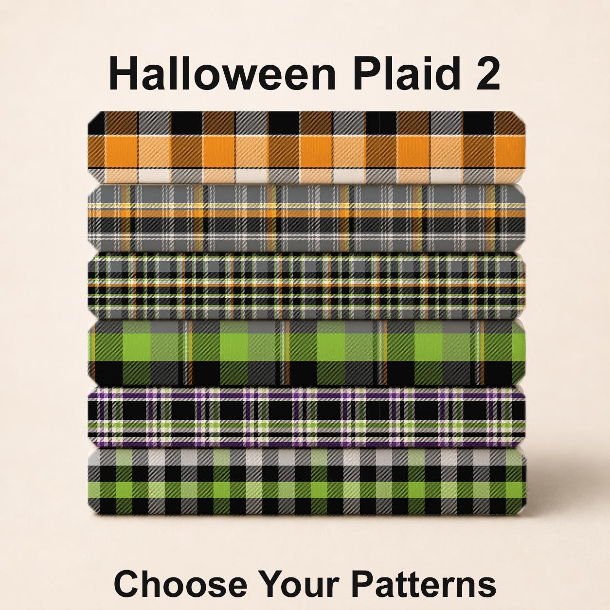 Halloween Plaid 2 Fabric Bundle. Choose Your Patterns. Shop now at American Fabric Prints.