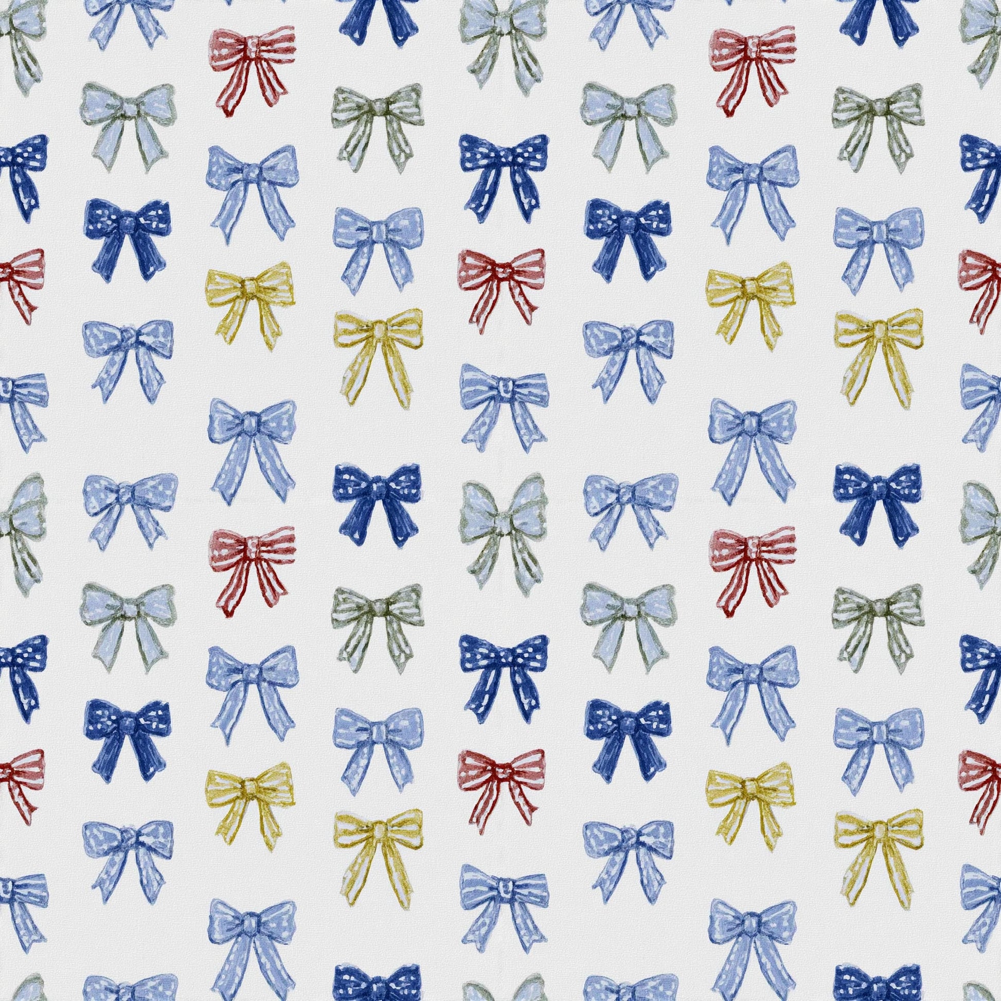 Grandmacore Bows Fabric - Shop now at American Fabric Prints