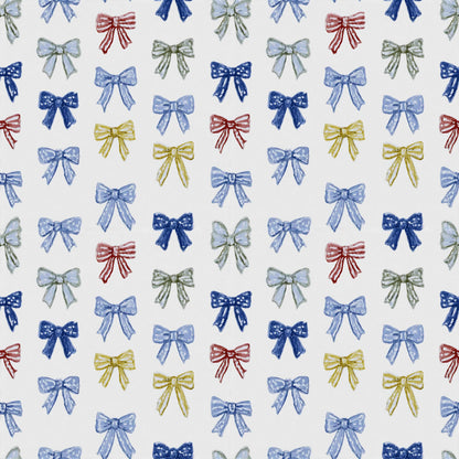 Grandmacore Bows Fabric - Shop now at American Fabric Prints