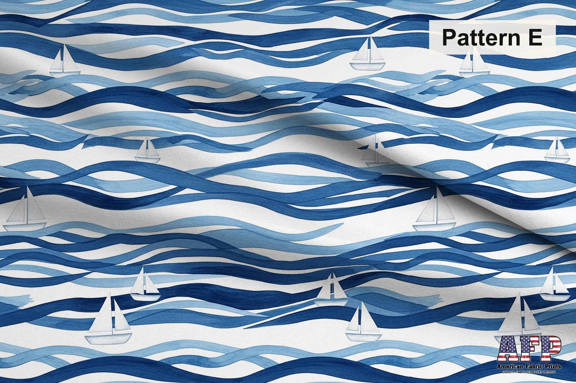 Blue Sailboat 2 Fabric Bundle Set - Shop now at American Fabric Prints