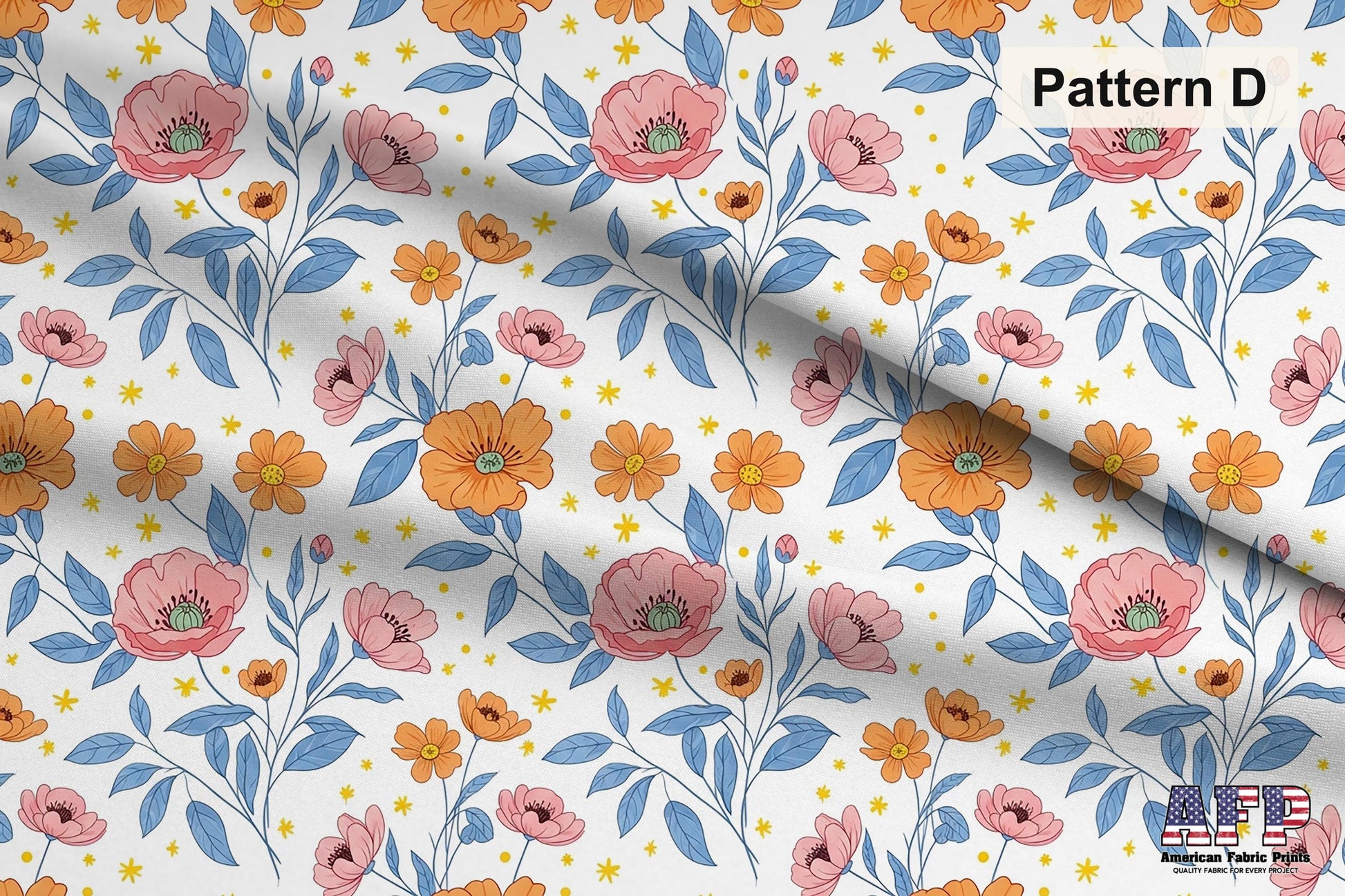 Abstract Floral Fabric Bundle Set - Shop now at American Fabric Prints