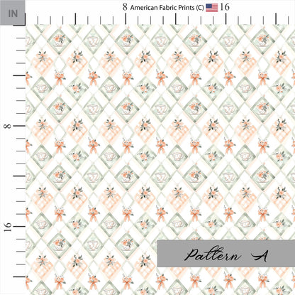 Shabby Chic Tea Party Fabric Coordinates. Shop now at American Fabric Prints.