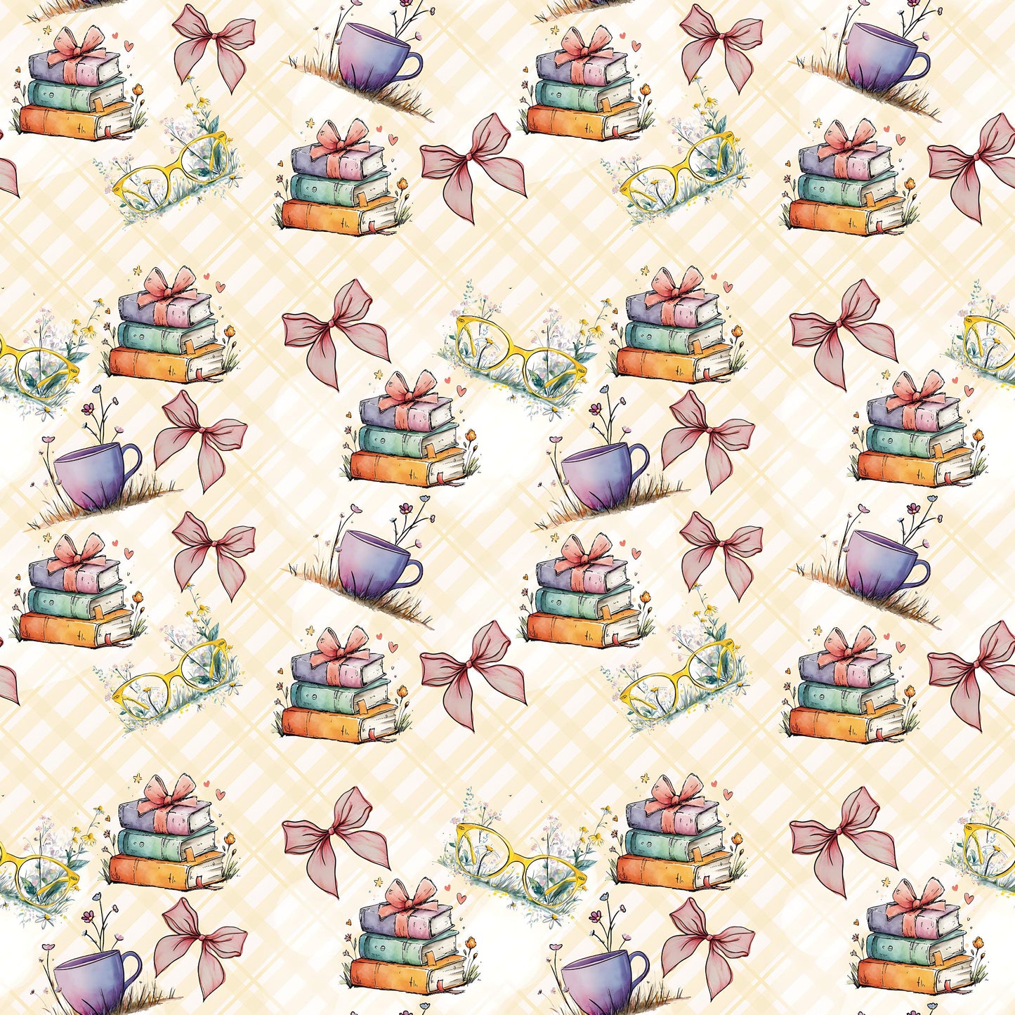 Coquette Books Fabric - Shop now at American Fabric Prints