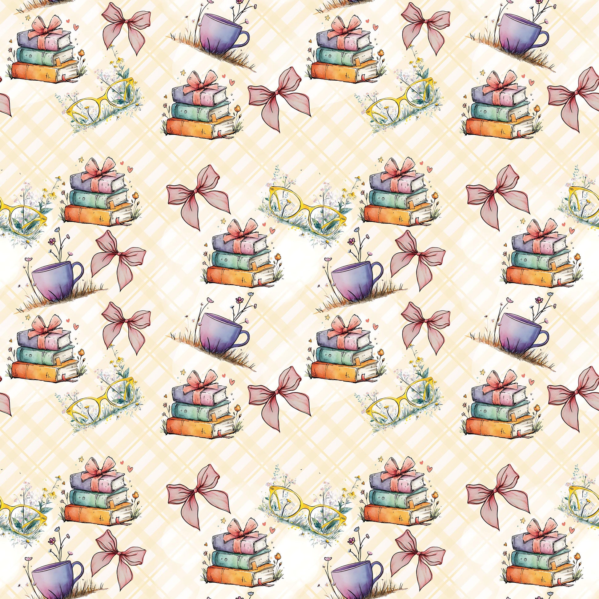 Coquette Books Fabric - Shop now at American Fabric Prints