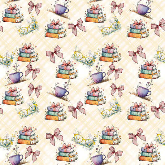 Coquette Books Fabric - Shop now at American Fabric Prints