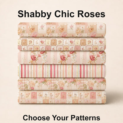 Shabby Chic Roses Fabric Bundle Set - Shop now at American Fabric Prints