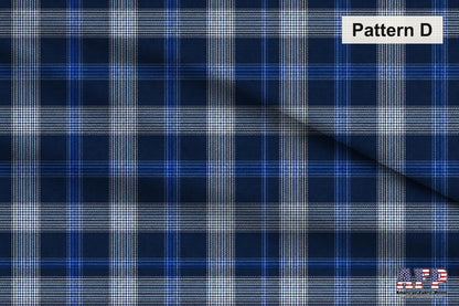 Azure Plaid Fabric Bundle Set - Shop now at American Fabric Prints