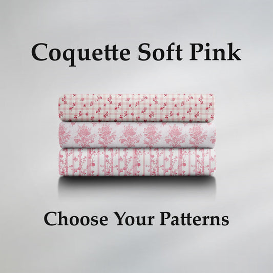 Coquette Soft Pink Fabric Bundle Set - Shop now at American Fabric Prints