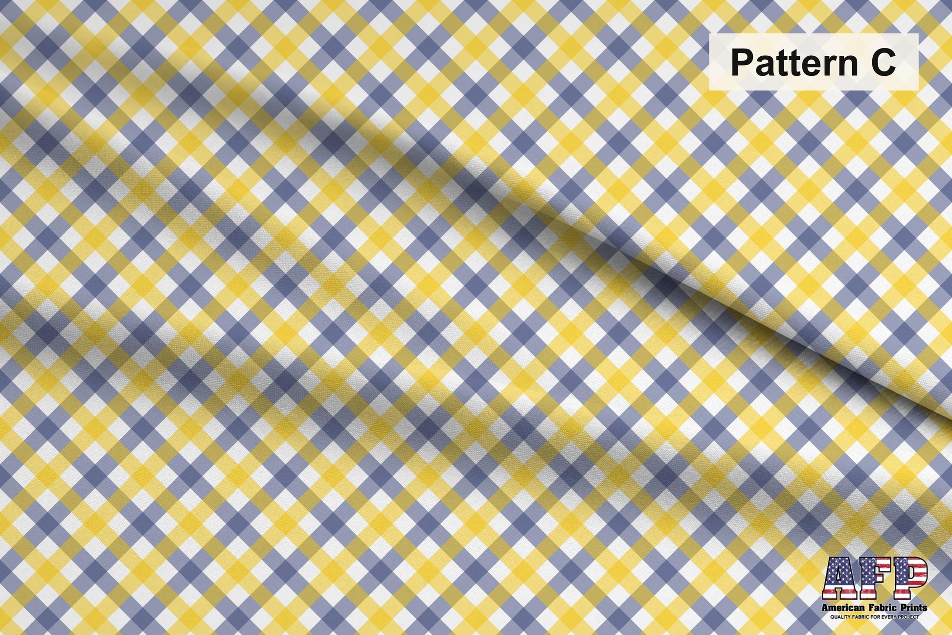 Lemon Plaid Fabric Bundle Set - Shop now at American Fabric Prints