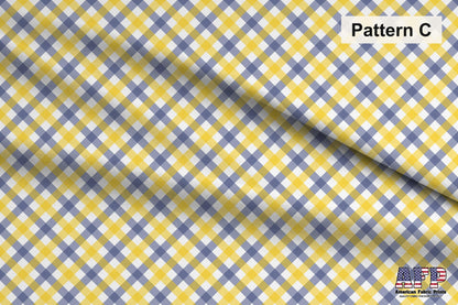 Lemon Plaid Fabric Bundle Set - Shop now at American Fabric Prints