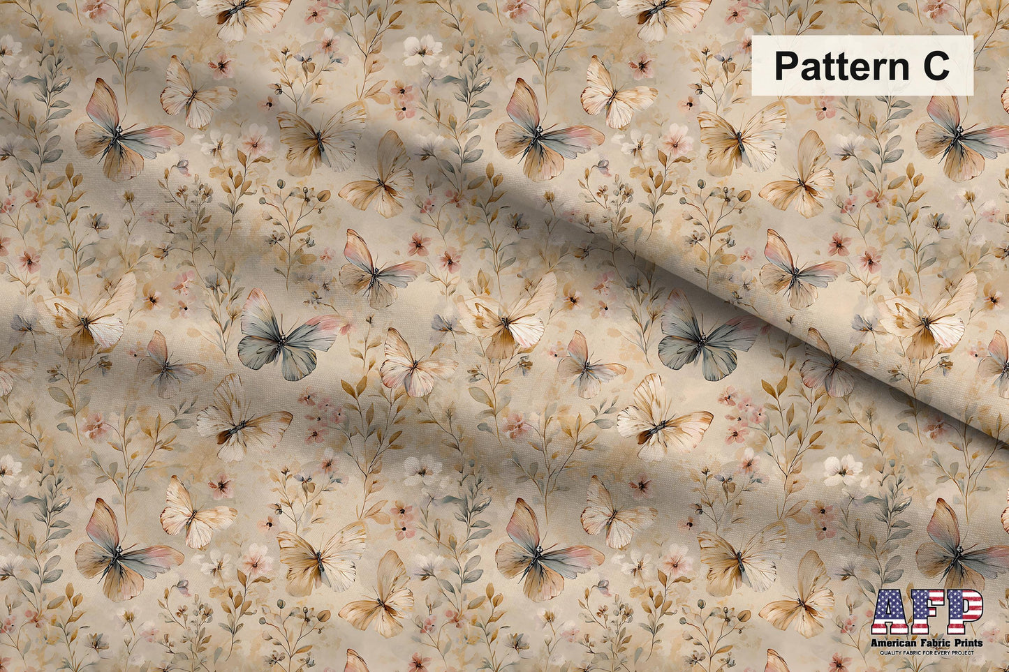 Boho Spring Butterfly Fabric Bundle Set - Shop now at American Fabric Prints