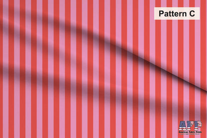 Stripes Set 1 Fabric Set. Choose Your Patterns. Pattern C Shown. Shop now at American Fabric Prints.