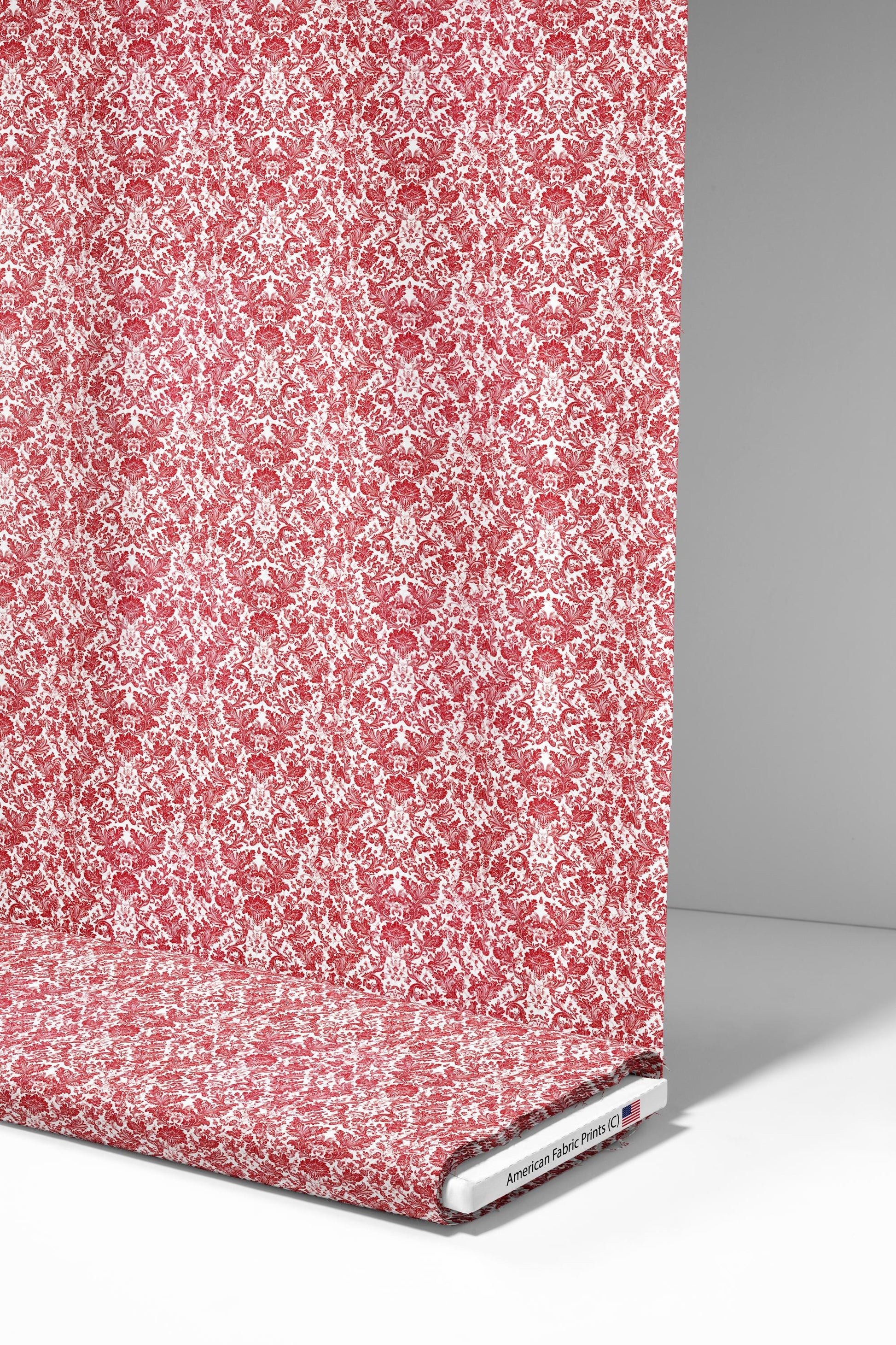 Red French Country Fabric - Shop now at American Fabric Prints