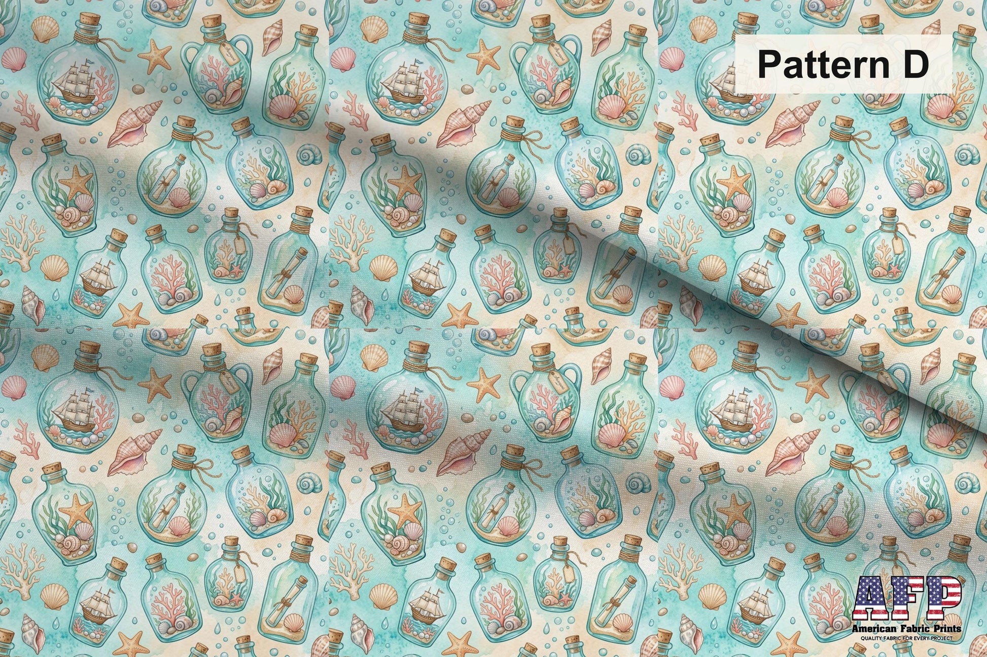 Around the Sea 2 Fabric Bundle Set - Shop now at American Fabric Prints