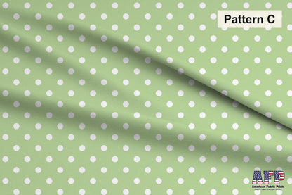 Pastel Polka Dots Set 1. Choose Your Patterns or Select the All! Pattern C Shown. Shop now at American Fabric Prints.