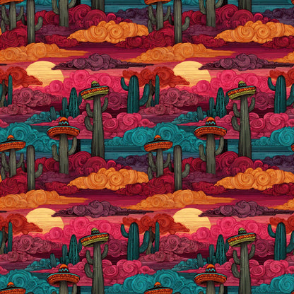 Sombrero Cactus Fabric - Shop now at American Fabric Prints