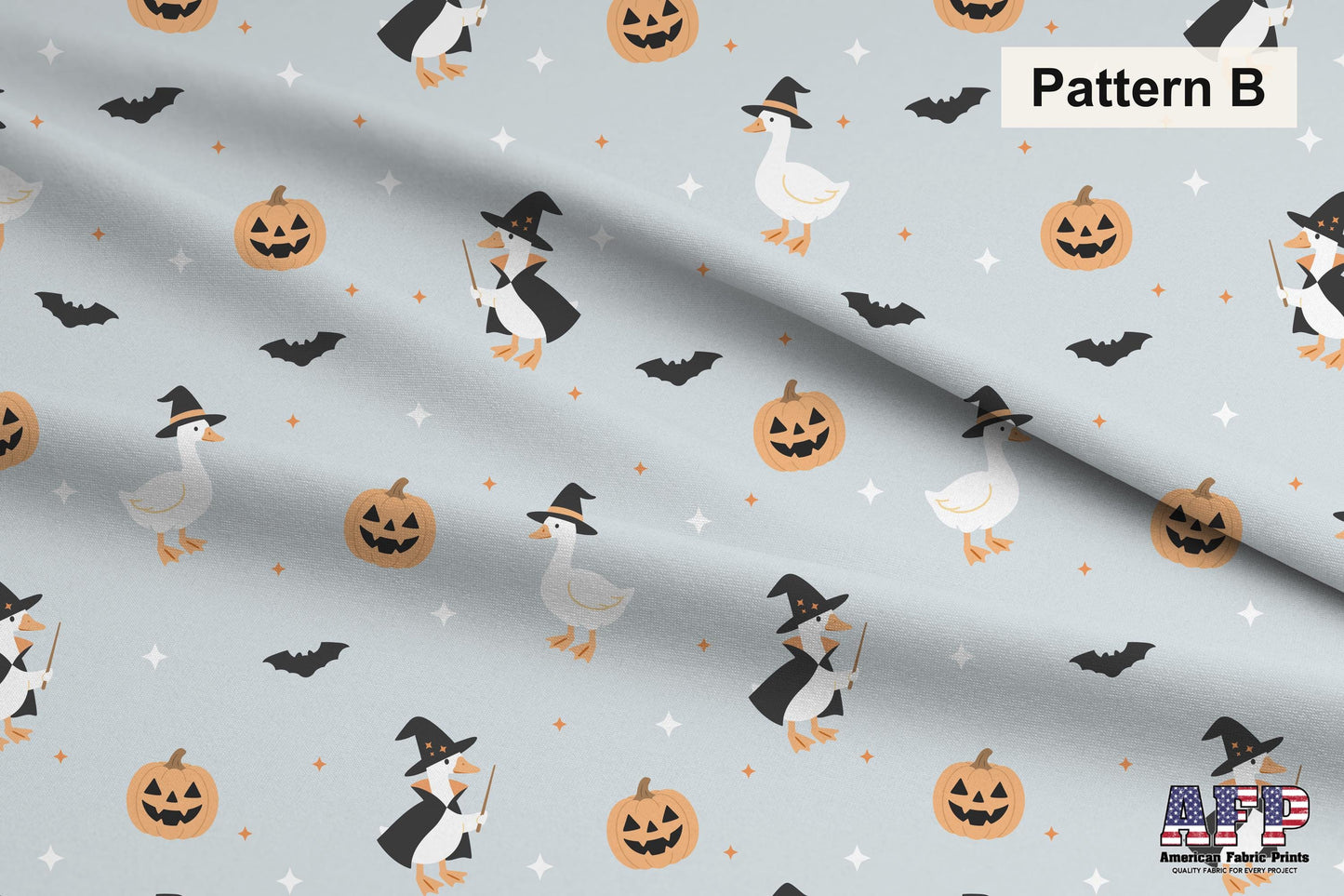 Spooky Goose in Blue 2 Fabric Bundle Set - Shop now at American Fabric Prints
