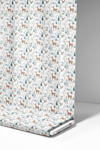Cool Forest Fabric - Shop now at American Fabric Prints