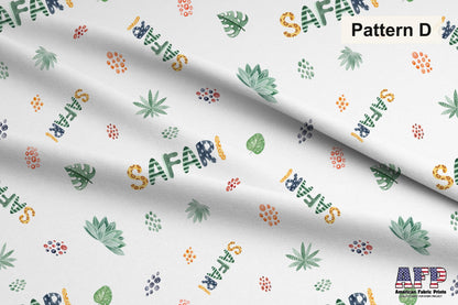 Safari Animals 2 Fabric Set. Shop now at American Fabric Prints.
