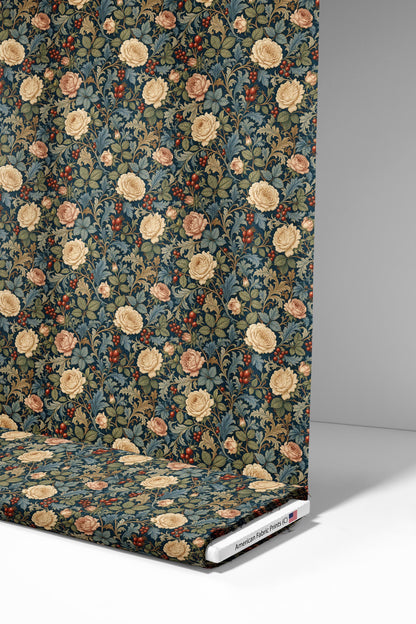 Victorian Rose Floral Fabric - Shop now at American Fabric Prints