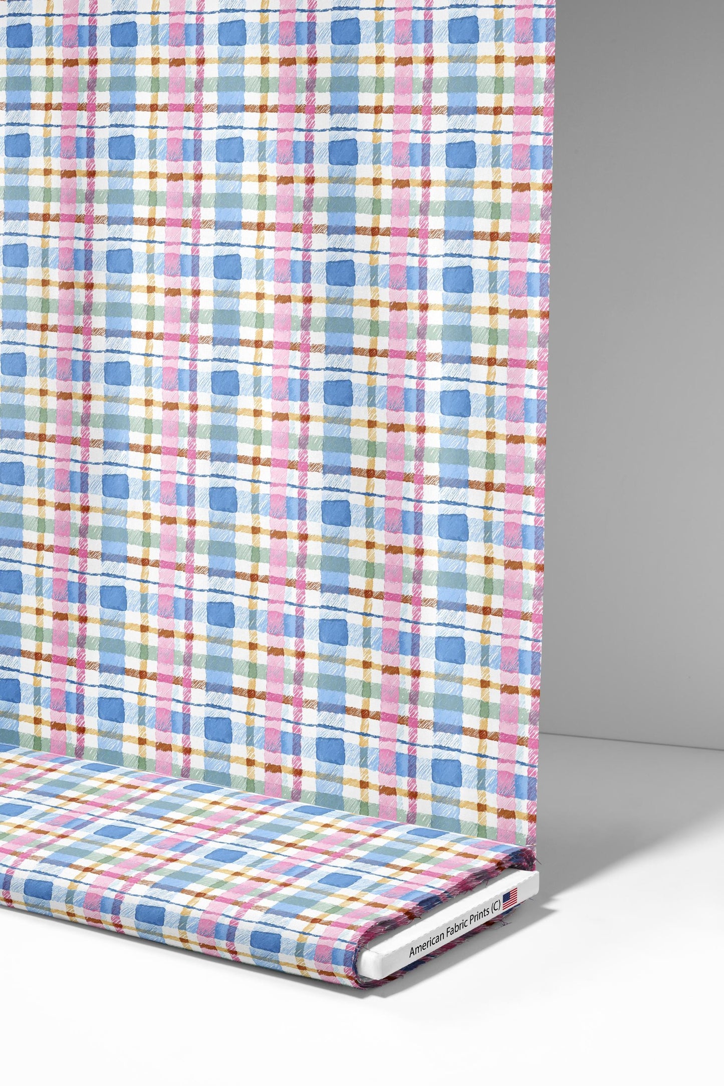 Preppy Boy Plaid Fabric - Shop now at American Fabric Prints