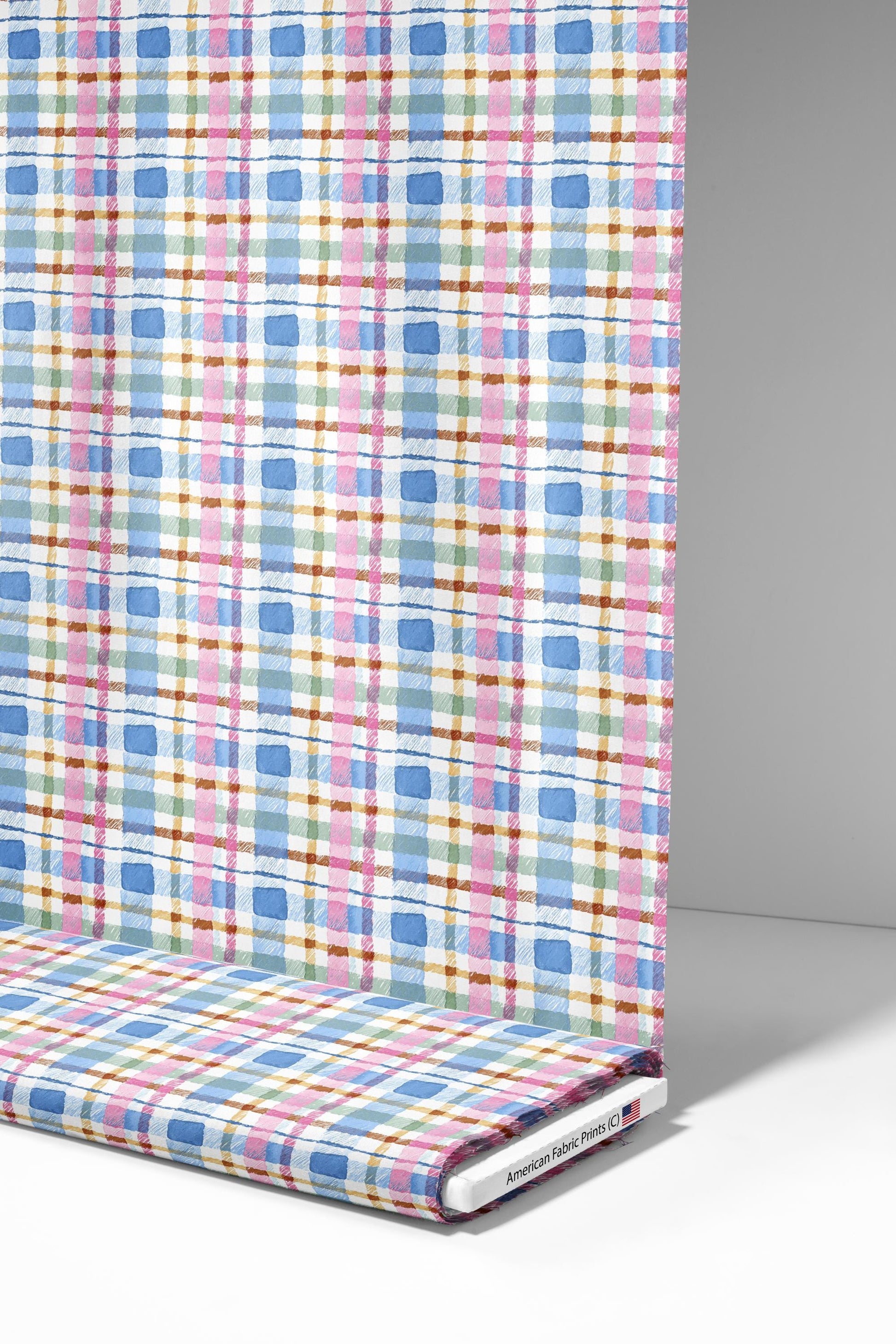 Preppy Boy Plaid Fabric - Shop now at American Fabric Prints