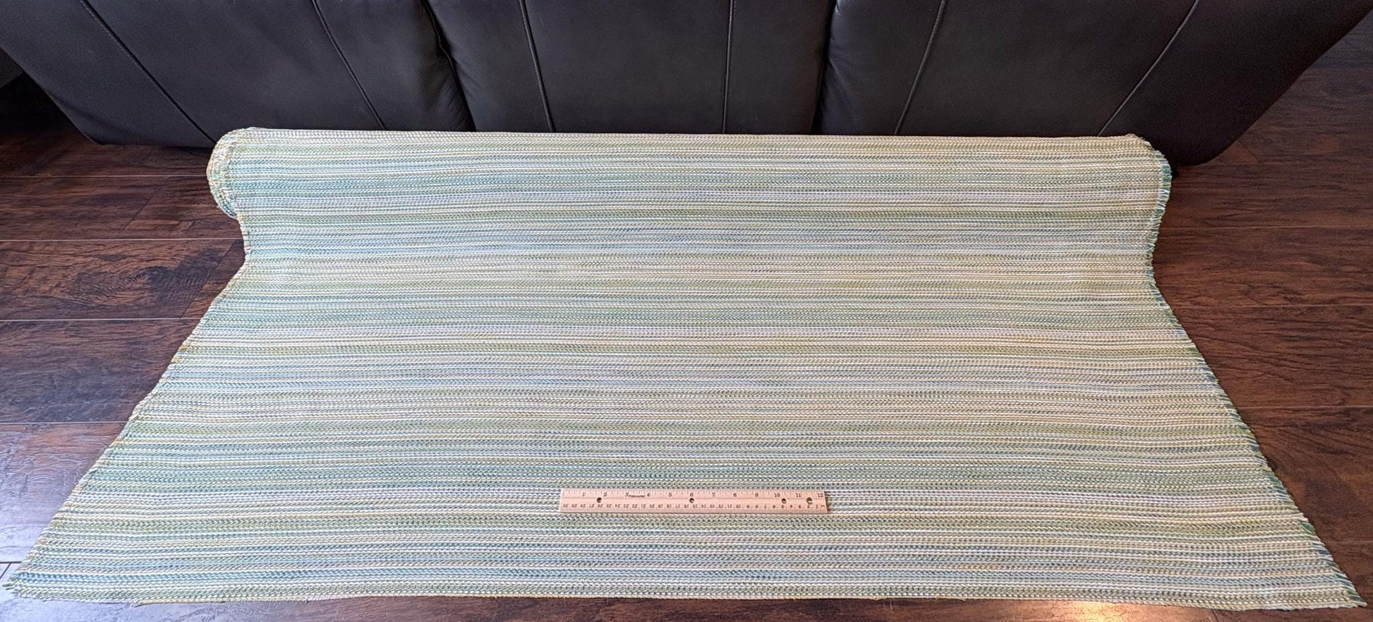 Beautiful striped Kravet Fabric. Multi-Colored Woven Fabric. Shop now at American Fabric Prints.